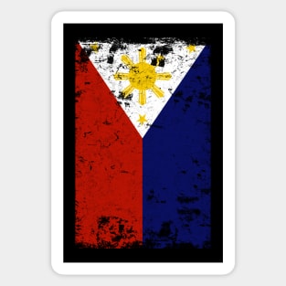 Filipino Vintage Distressed Philippines Flag Sticker
